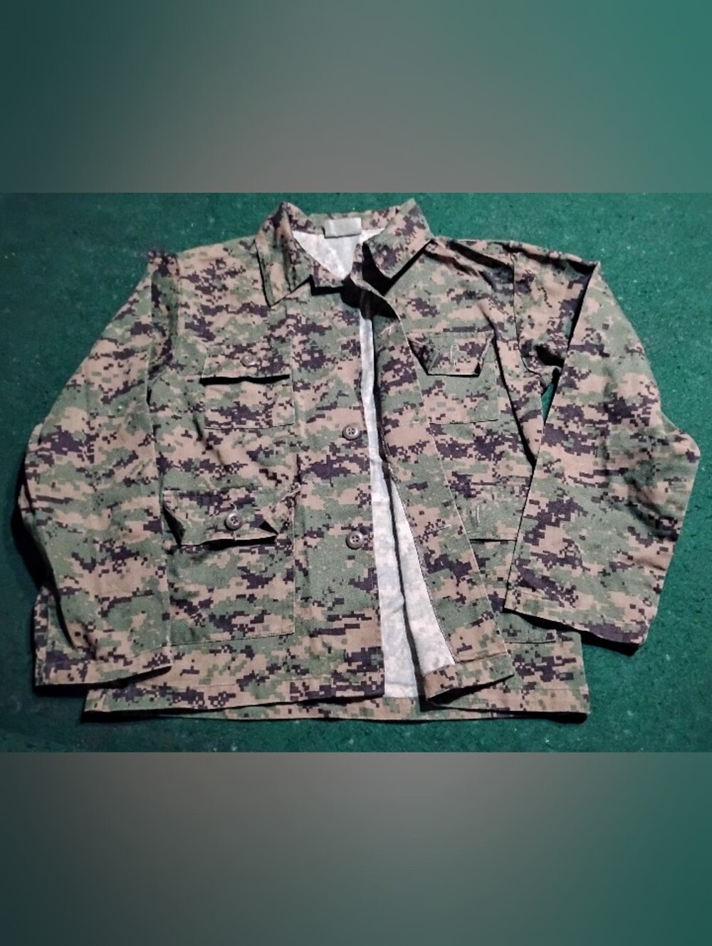 Youth Woodland Army Camo Jacket